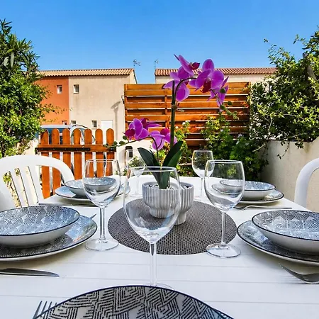 Cosy, Familiale, Terrasse, Piscine & Parking Gruissan
